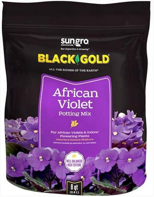 Nurture Blooms: The Ultimate Choice for Your African Violets with Sun Gro Horticulture Black Gold African Violet Mix