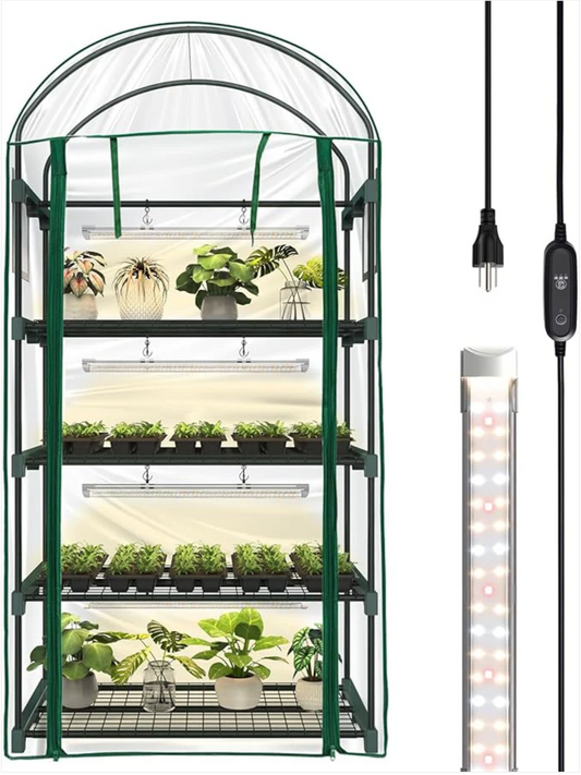 Your Year-Round Garden Solution: The Bstrip Indoor Greenhouse with Grow Light