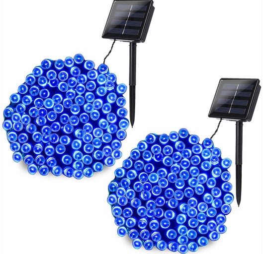 Go Green This Holiday: Joomer Blue Solar Christmas Lights for Outdoor Decoration | Yourfpv.net