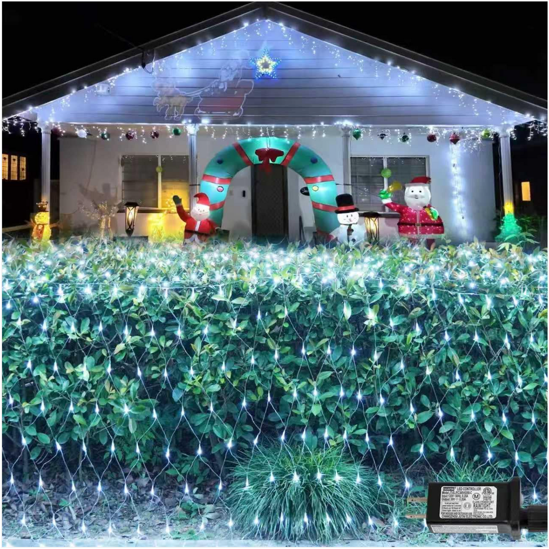 Sparkling Simplicity: YEGUO White Net Mesh Lights for Brilliant Outdoor Decor | Yourfpv.net