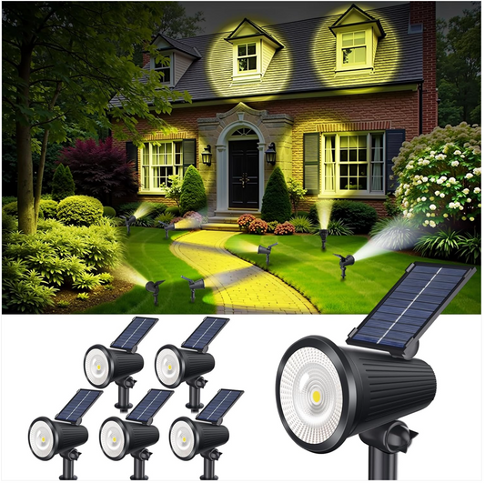 Dramatic Nightscapes: Ultra Bright Solar Powered Spotlights for Outdoor Uplighting | Yourfpv.net
