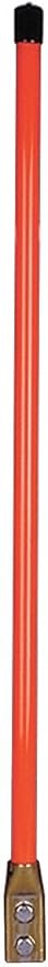 Buyers Products 1308105 Fluorescent Nylon Orange Guide Kit, 3/4" X 28, Bolt-On, Aftermarket Snow Plow Blade Marking Guide Kit, Bumper Guides for Pickup Trucks, Bumper Sights and Road Safety
