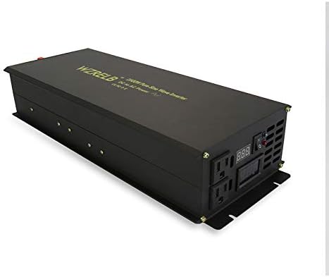 WZRELB Power Inverter 2500w Pure Sine Wave Inverter 24v 120v DC AC Converter