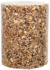 JCs Wildlife Bugs Nuts and Berries Premium Bird Seed Large Cylinder with Hole, 3.8 lb (6)