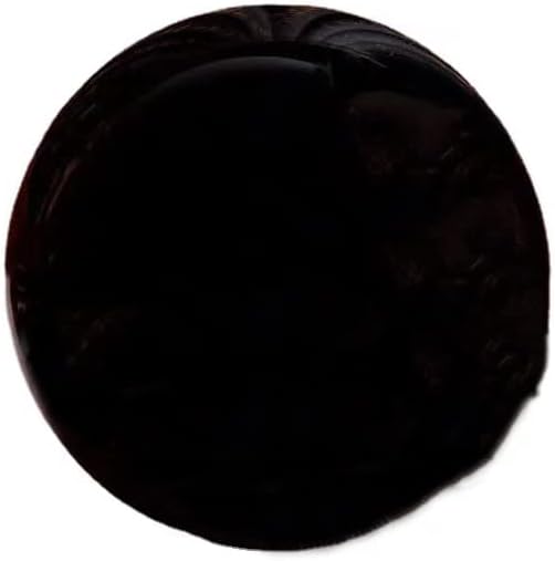Obsidian Crystal Sphere Ball with Wood Stand Large Healing Crystals Sphere Sculpture Home Office Decoration Fengshui Meditation Healing 100mm 3.93'' (Obsidian, 3.93")
