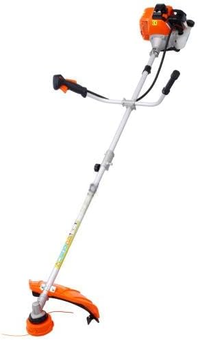 【LuckyNote】 52cc Weed Eater/Wacker Gas Powered, 2 in 1 String Trimme,with 10'' Brush Cutter,Rubber Handle & Shoulder Strap Included,73.5-Inch Length