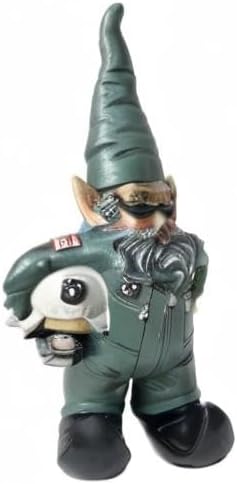 Pilot Gnome Statue with Helmet, Air Force Garden Gnome Figurine for Lawn Ornaments Indoor or Outdoor Decor Christmas Birthday Gift