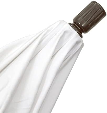 California Umbrella 9' Rd Pacific Trail Series Aluminum Patio Umbrella, Crank Lift, Push Button Tilt, Black Finish, Sunbrella Cabana Classic Fabric