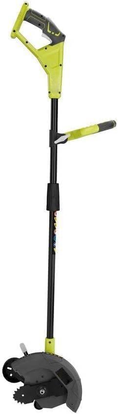 18 V Cordless 9-in Garden Edger – Battery Only Lawn Border Tool for Driveway & Sidewalk, Adjustable Depth & Front/Rear Wheels, Lightweight Yard Cleanup (Tool Only)