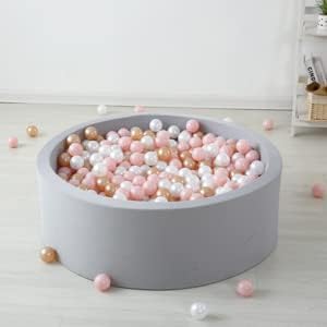 TRENDPLAY Plastic Balls for Ball Pits 2.2 Inch, Pack of 50 100 200 500 Hollow Balls, Perfect for Toddler Baby Pools,Party,Festival Decoration