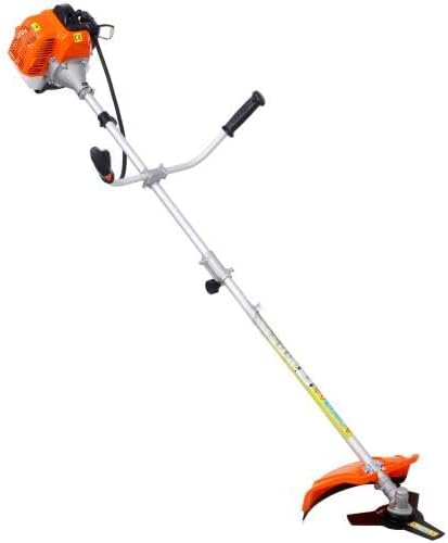 【LuckyNote】 52cc Weed Eater/Wacker Gas Powered, 2 in 1 String Trimme,with 10'' Brush Cutter,Rubber Handle & Shoulder Strap Included,73.5-Inch Length