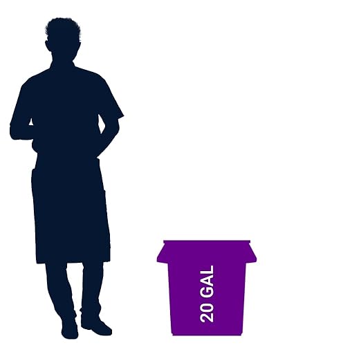 20 Gallon Trash Can With Lid Round Ingredient Storage Containers Recycling Bin Kitchen Garbage Can Office Garbage Can Trash Barrel Plastic Barrel Yard Waste Bin Outdoor Trashcan (2, Yellow)