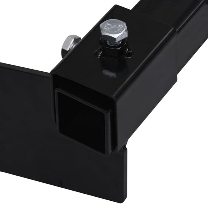 Snow Plow Adapter for Lawn Mower Black Black (3.4KG/7.48LB) Outdoor Power Equipment Accessories-Lawn Mower Accessories
