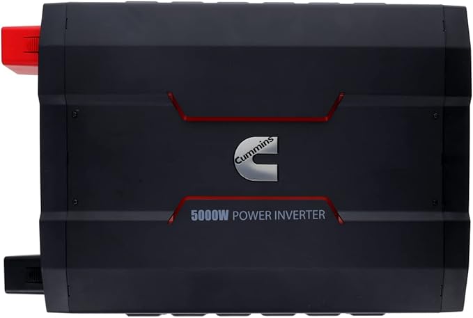 Cummins 5000 Watts Inverter Modified Sine Wave Truck Inverter 12 Volts to 110 Volts Four AC Outlets Two USB Ports (Plus Cable Kit)- CMN5000W - Inverters for Vehicles, Van Life, Camping