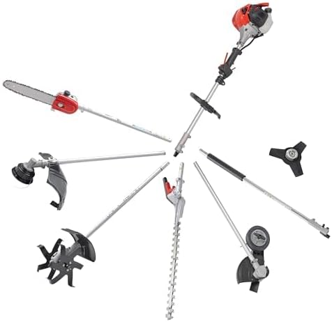 PRORUN 25.4cc Gas-Powered 2-Cycle Attachment Capable Powerhead + String Trimmer Combo Kit