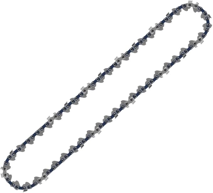 8-Inch Chainsaw Chain 4-Pack – 1/4" Pitch, .043" Gauge, 48 Drive Links, Semi-Chisel Replacement Chain for 8" Mini Chainsaw and Electric Pruning Saw