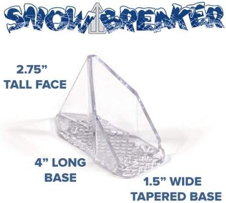 SnowBreaker Snow Guards 25 Pieces for Metal Roofs (Screw Mounted)