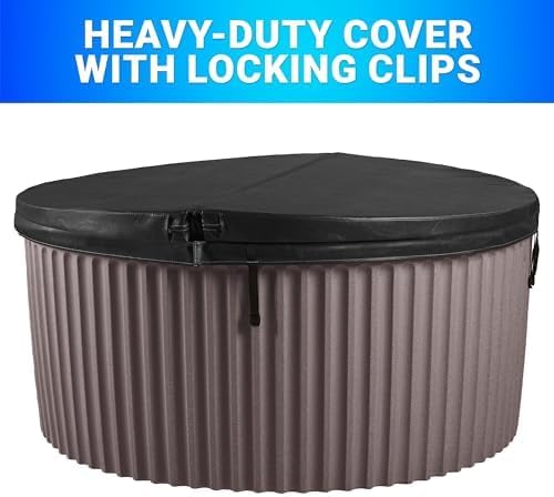 AquaLife Outback 5-6 Person 20-Jet Non-Lounger Hot Tub with LED Lighting and Insulated Cover