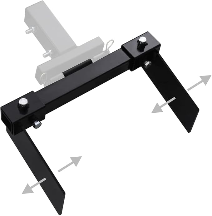 Snow Plow Adapter for Lawn Mower Black Black (3.4KG/7.48LB) Outdoor Power Equipment Accessories-Lawn Mower Accessories