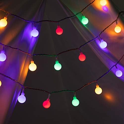 AWQ 200 LED Christmas Lights Christmas String Lights Decoration Lights for Christmas Home Garden Wedding Party Xmas Tree Bedroom Indoor Outdoor Decor (200, Multicolor)