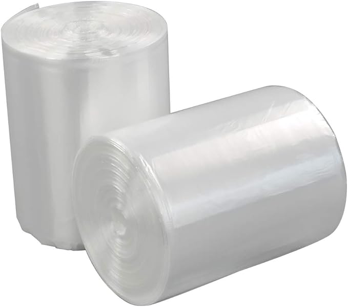 Cand 8 Gallon Clear Garbage Bags, Medium Trash Bags, 110 Counts
