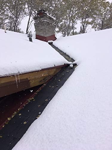 RHS Snow Melting System - Roof and Valley Heater - Snow and Ice Melting Mats - Ice Dam Prevention - Color Black - American Made - Melts 2 Inches of Snow per Hour (10' ft. x 13" in.)