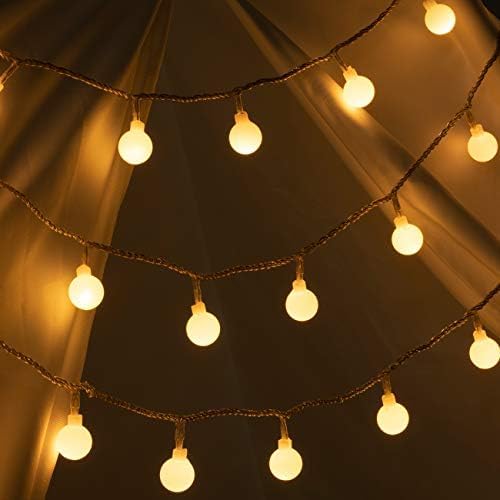 AWQ 200 LED Christmas Lights Christmas String Lights Decoration Lights for Xmas Home Garden Wedding Party Xmas Tree Bedroom Indoor Outdoor Decor (200, Warm White)