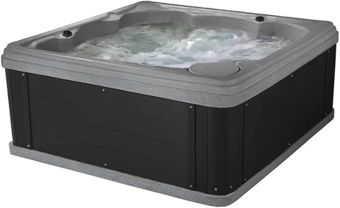 Hot Tub Bundle, Inland Hot Tub, Side Steps, Extra Filter, Six Person Spa, Insulated Cover Included, Made in USA, Aqualife by Strong Spas