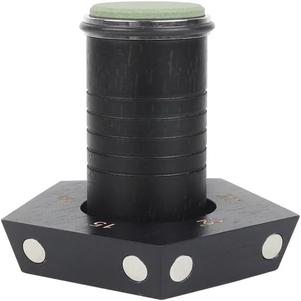 Rolling Knife Sharpener with 2 Diamond Disc and 2 Corundum Disc, Rolling Knife Sharpener Kit with 5 Magnetic Angle Offer 12/15/18/20/22° for Kitchen Knives (SET-B)