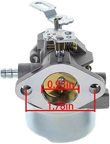 AUTOKAY 640052 Adjustable Carburetor for Tecumseh 8HP 9HP 10HP Snowblower HMSK80 HMSK90 LH318SA LH358SA 632334A HM70 HM80 for Snow Blower Generator Chipper Shredder 640349 640054 640058 640058A Carb