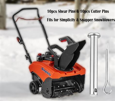 Fits Simplicity or Snapper Shear Pins for 703063, 1668344, 1686806yp 10 Pack