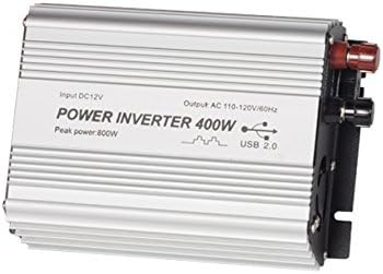 400W Power Inverter DC 12V，Output 110V-120V AC Car Inverter with USB Car Adapter