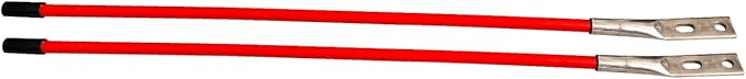 Snow Plow Blade Markers Guides Kit Red 27" Internal All Steel Wire Never Breaks 304L Stainless Steel Joint High Visibility Easy Installation for Blizzard Boss SNO-Way Western Snowplows