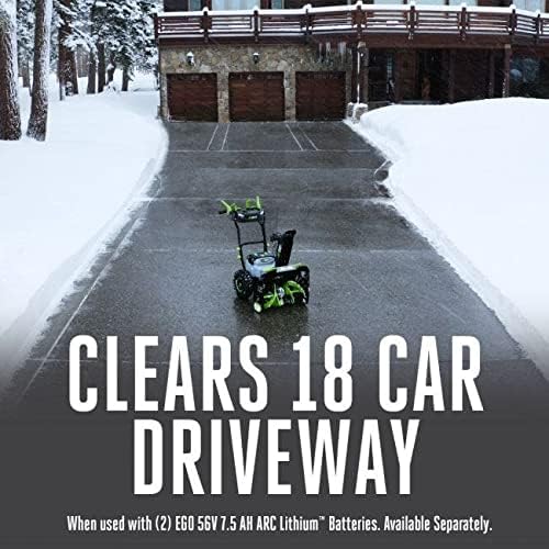 EGO POWER+ 24" Electric Snow Blower, Cordless Self-Propelled 2-Stage, Includes (4) 56V 10.0Ah Batteries and (2) Turbo Chargers - SNT2406-4