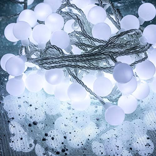 AWQ 200 LED Christmas Lights Christmas String Lights Decoration Lights for Christmas Home Garden Wedding Party Xmas Tree Bedroom Indoor Outdoor Decor (200, White)