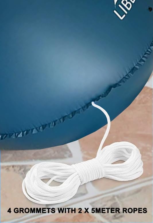 LIBERECOO 6FT Round Pool Pillows for Above Ground Pools - Super Durable 0.4 mm Winter Pillow | Round Inflatable Pillows for Pool Closing (6ft Diameter) | Air Pillow for Winterizing Pool Cover