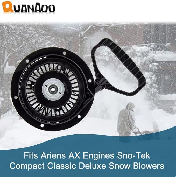 Recoil Starter Assembly 20001054 for Ariens SNO-Tek Compact Classic Deluxe AX 208cc AX 254cc Engine Snow Blower fits 920013 920021 920022 snowblower Replaces 20001735