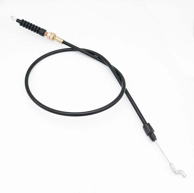 761400MA 340373 Clutch Drive Cable Replacement fit for Murray Craftsman Snow Blowers 340373,760150, 761153（Cable Length: 33.85 inches; Sheath Length: 25.86 inches）(1pc), black
