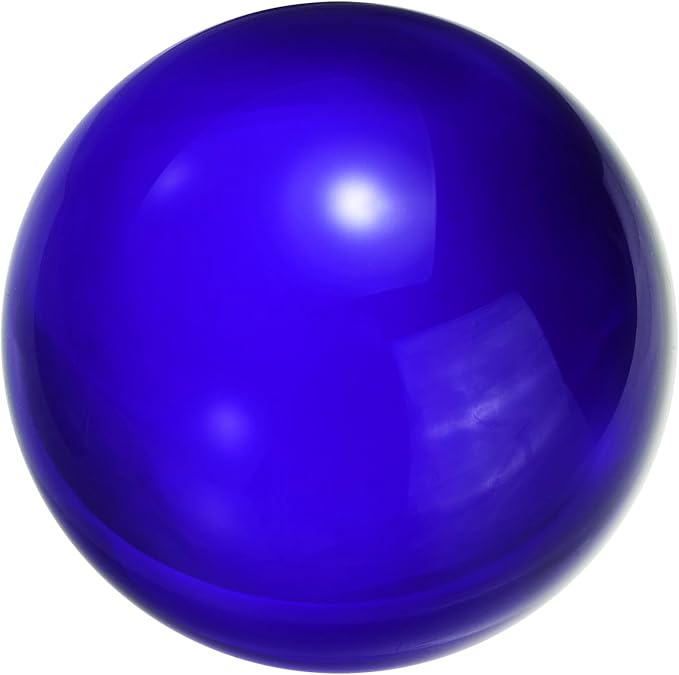 uxcell 40mm/1.6" Crystal Sphere Ball Glass Solid Decorative Sphere Crystal Ball Prop Ornament for Feng Shui Divination Fortune Telling Tabletop Fountain Decoration, Dark Blue