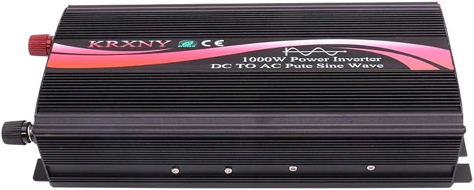 1000W Off Grid Pure Sine Wave Power Inverter 24V DC to 110V 120V AC 60HZ with LED Display US Socket