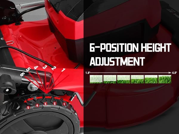 PowerSmart 80V 21in Push Cordless Lawn Mower, Brushless Battery Lawn Mower with 6.0Ah Battery and Charger (PS76821)