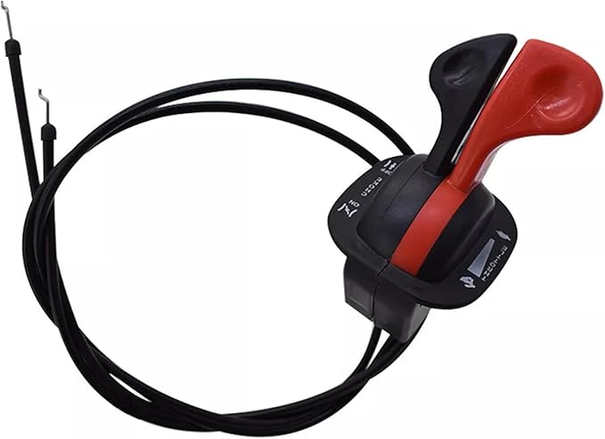 Risforth1734506SM Throttle Choke Cables Dual Control Assembly Compatible with Briggs Stratton Baron Simplicity 16HP-23HP 38In -50In 1734506 1727223 1734505SM 1727223SM 1921950 1721950 5048943