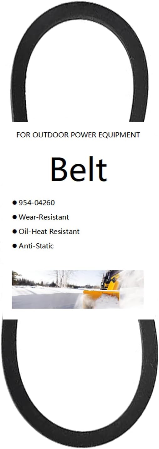 954-04260 Belt for Cub Cadet Troy-Bilt Craftsman Snow Blower Lawn Mower Drive Belt 754-04260 (954-04260)