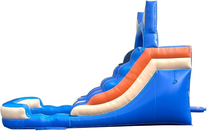 Inflatable Water Slide for Kids & Toddlers with Inflatable Pool, Backyard, Park or Commercial Use, Outdoor Water Play, Includes Blower Stakes, Splash Pool & Storage Bag, Large 21' x 9' x 12'