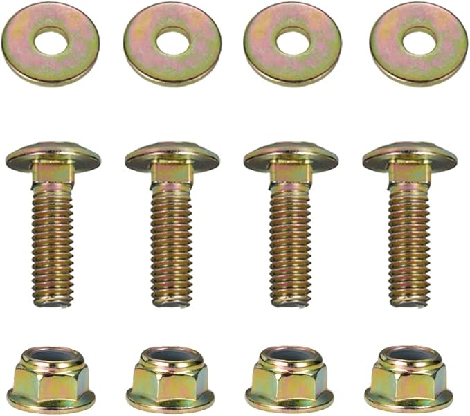 Universal 490-241-0038 Snow Blower Rolling Skid Shoes Kit Fits for Most 2 and 3 Stage Snow Throwers with Plastic Wheels