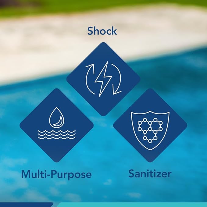 Puri Tech Pool Stabilizer and Conditioner Chlorine Tablet 25 lbs - Chlorine Stabilizer - 100% Cyanuric Acid - Enhance Chlorine Efficiency and Extend Pool Life