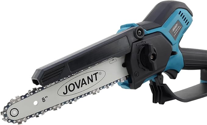Cordless Pole Saw with 1 Max 20V*6Ah Battery, 8inch Chainsaw and Pole Tree Trimmer. Electric Pole Saw and Branch Cutter Battery Powered,15-Feet Reach for Tree Trimming and Pruning Saw with Bag