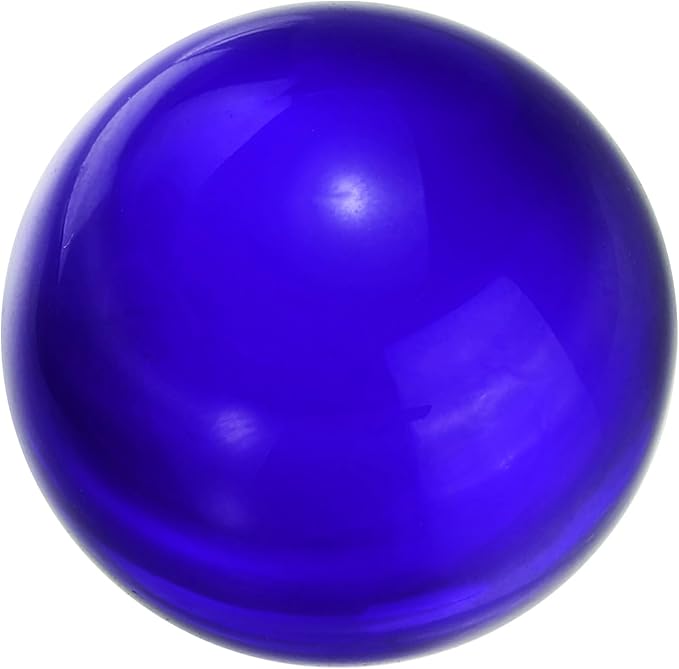 uxcell 25mm/1" Crystal Sphere Ball Glass Solid Decorative Sphere Crystal Ball Prop Ornament for Feng Shui Divination Fortune Telling Tabletop Fountain Decoration, Dark Blue