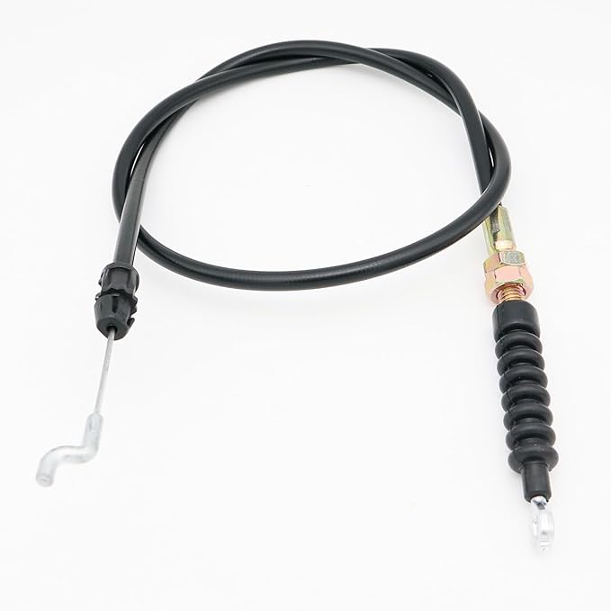 761400MA 340373 Clutch Drive Cable Replacement fit for Murray Craftsman Snow Blowers 340373,760150, 761153（Cable Length: 33.85 inches; Sheath Length: 25.86 inches）(1pc), black
