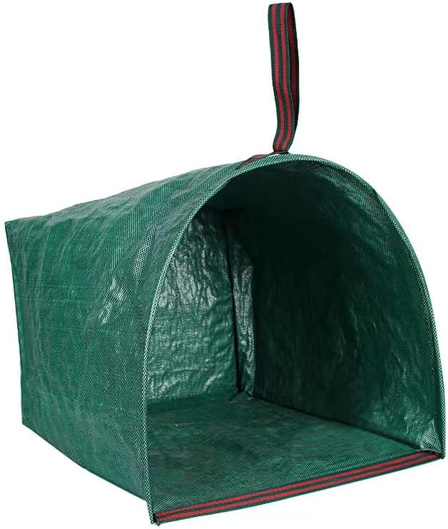 2-Pack Yard Waste Bags，Large Yard Dustpan-Type Garden Bag for Collecting Leaves，Reuseable Heavy Duty lawn and leaf bags，Garden Waste Container for Clean Up Outdoor Debris Leaves Grass Clippings